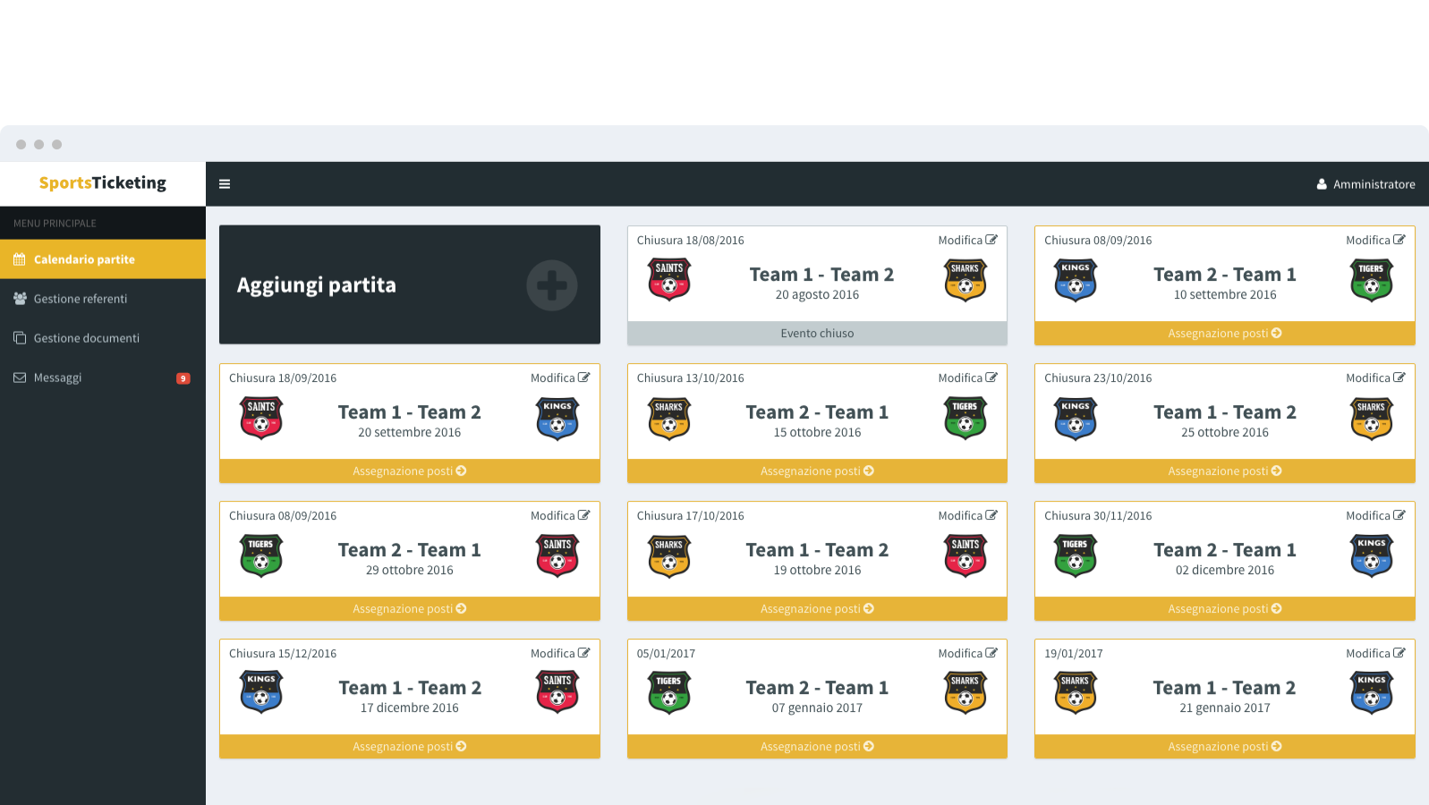 Muvobit calendario partite Jeep FCA Juventus