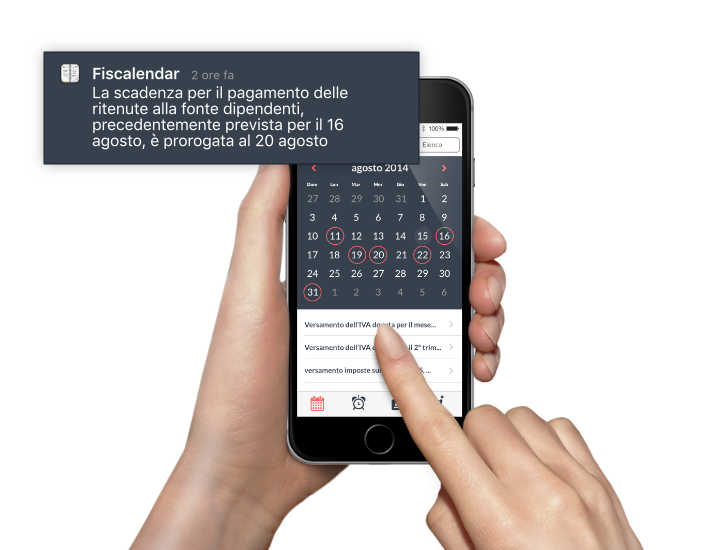 Muvobit Notifiche Fiscalendar