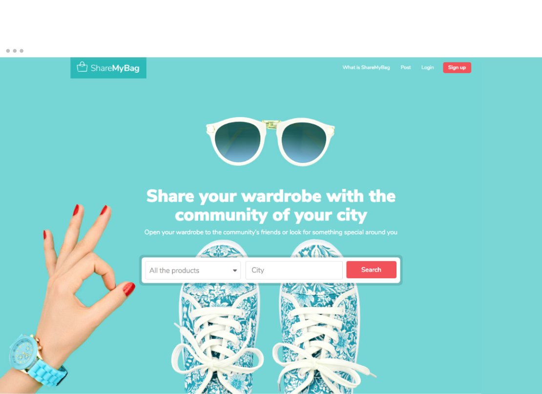 Muvobit sito web ShareMyBag